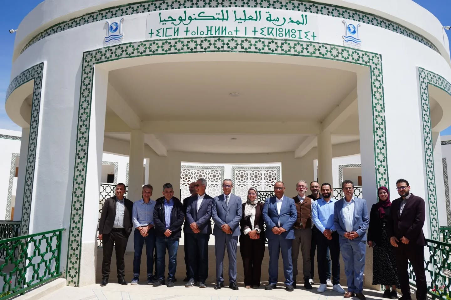 Visite de la délégation de l'université de Bretagne Occidentale à l'École Supérieure de Technologie de Tétouan